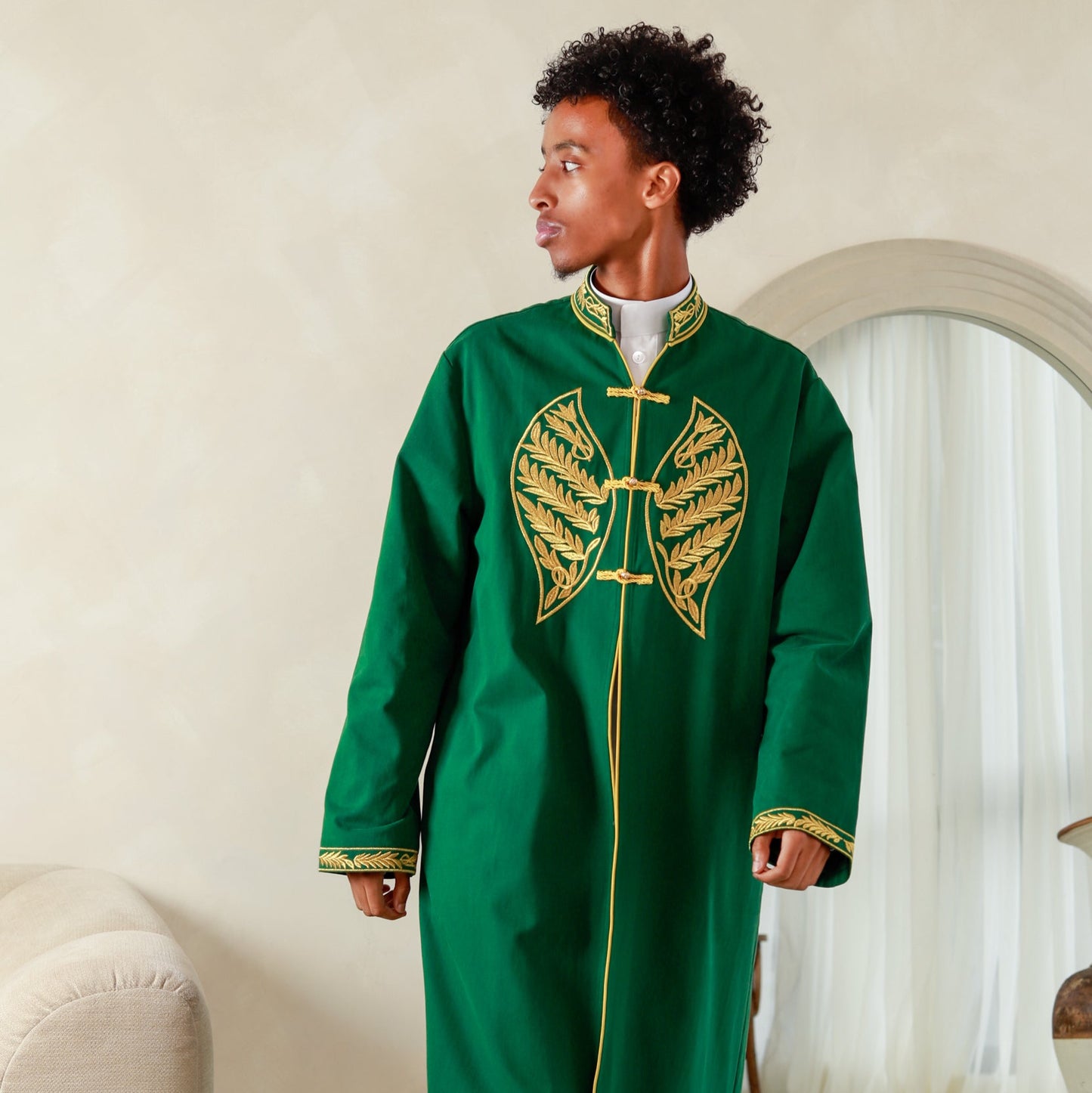 Emerald Green Somali Jubbad
