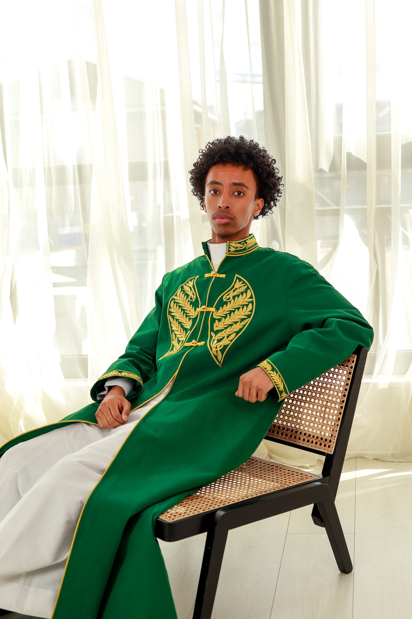 Emerald Green Somali Jubbad
